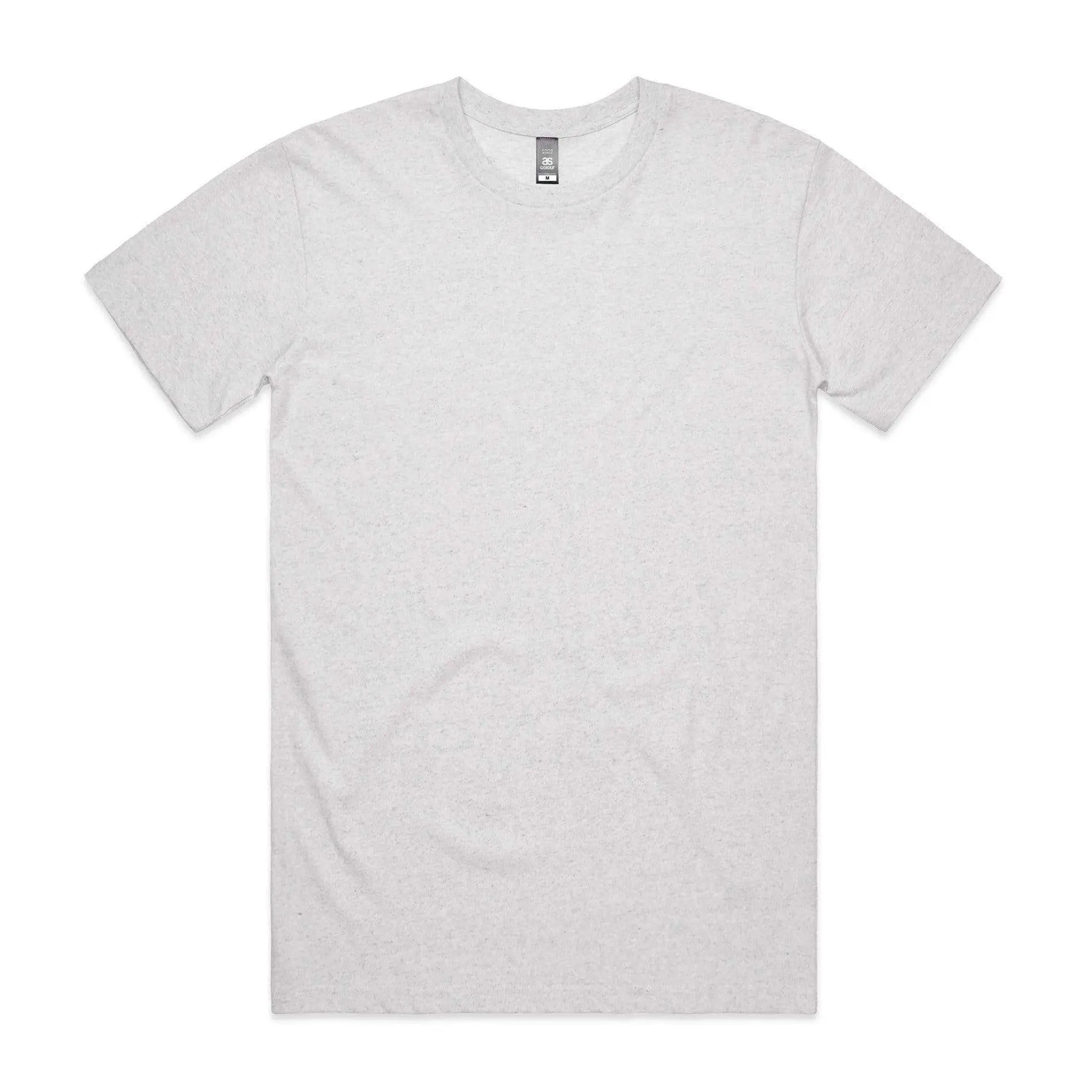 As Colour Men's staple marle tee 5001M Casual Wear As Colour WHITE MARLE SML